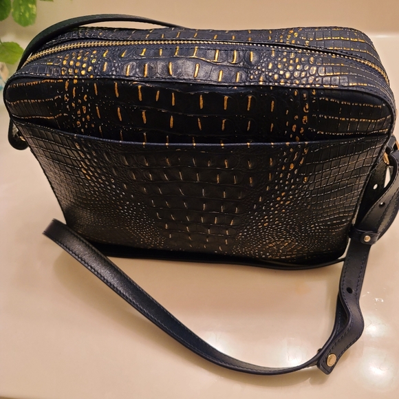 Brahmin Shea Ink Inverness Handbag Crossbody Bag - Picture 2 of 3